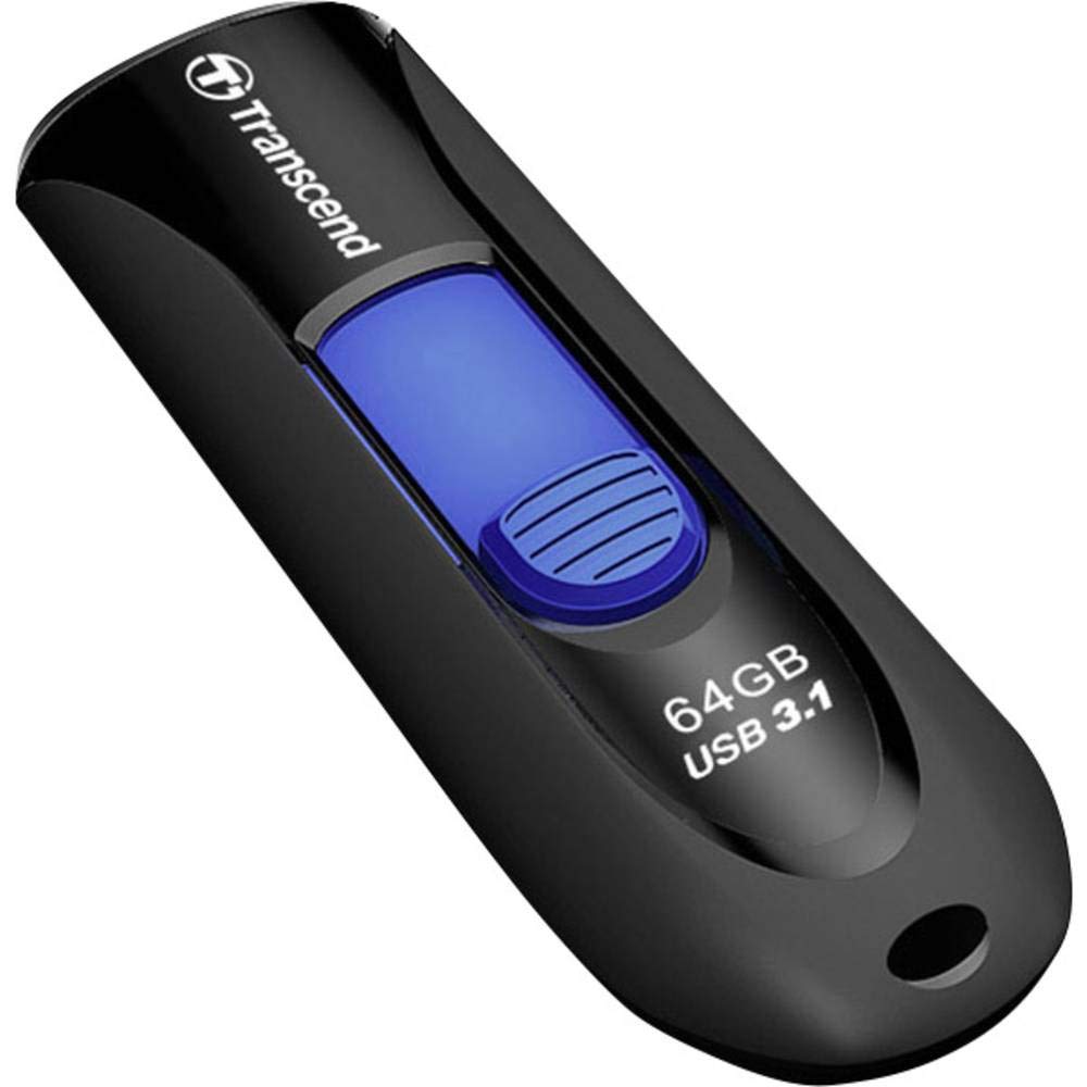 Transcend 64GB JetFlash 790 USB 3.0 Flash Drive (TS64GJF790K), Black