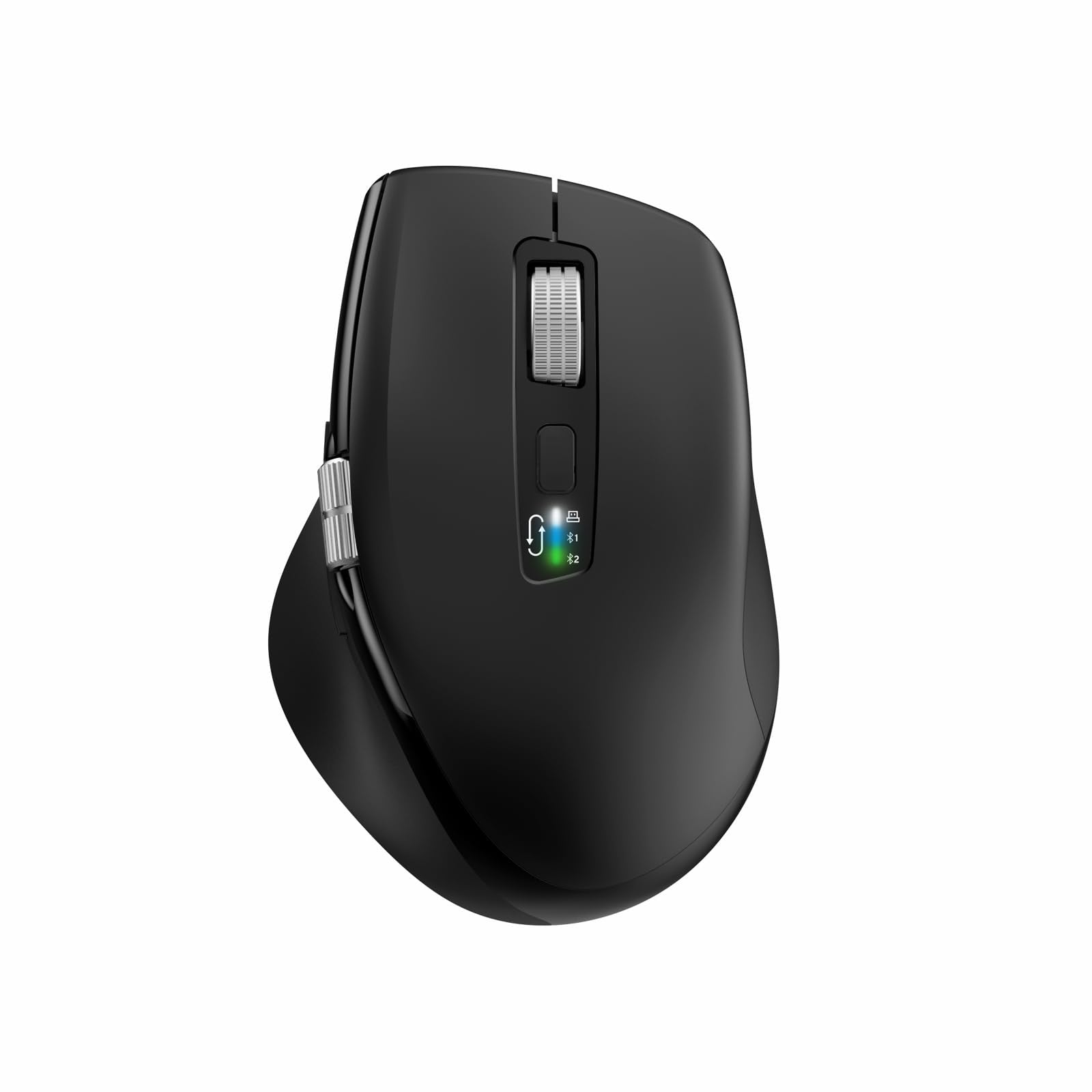 Infinmind Wireless Bluetooth Mouse With Smart Flying Scroll,Side Thumb Scroll Ergonomic Mice,Silent Multi Device Mouse For Compu