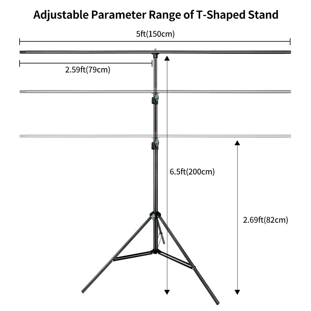Jebutu Green Screen Backdrop Kit With Stand, Green Screen Backdrop With Stand Kit,5X6.5Ft Portable Green Screen Stand Kit, Greenscreen Background With Stand Carrying Bag Clamp For Streaming Video Zoom