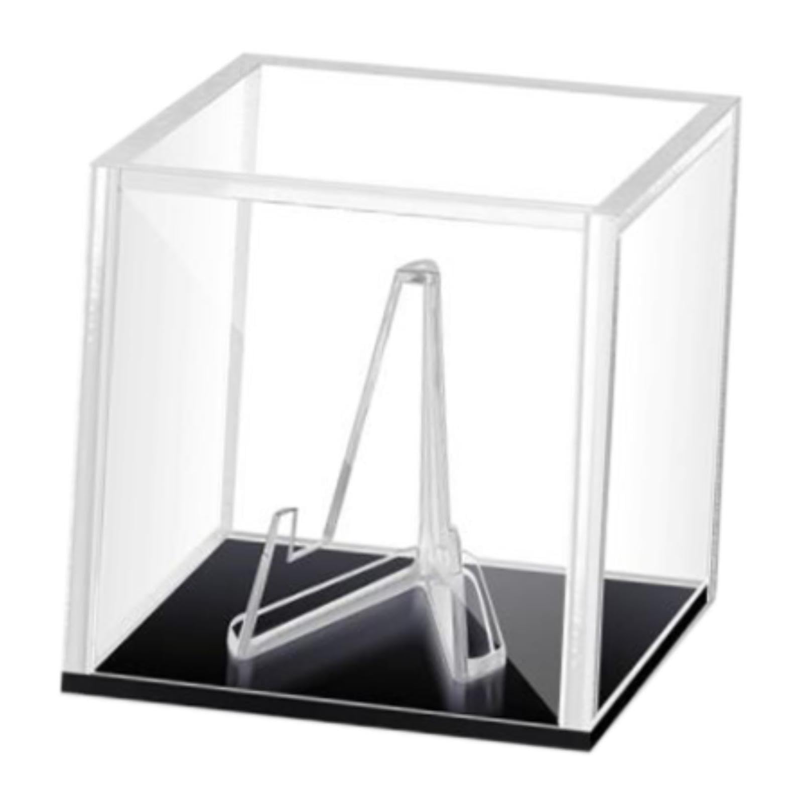 Ujeavette Guitar Pick Display Box With Stand Plectrum Case For Lovers Musician Players Black Base