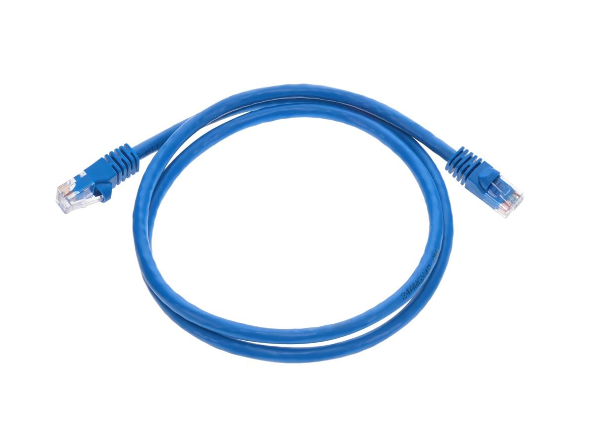 Monoprice 3Ft 24Awg Cat6 550Mhz Utp Ethernet Bare Copper Network Cable   Blue
