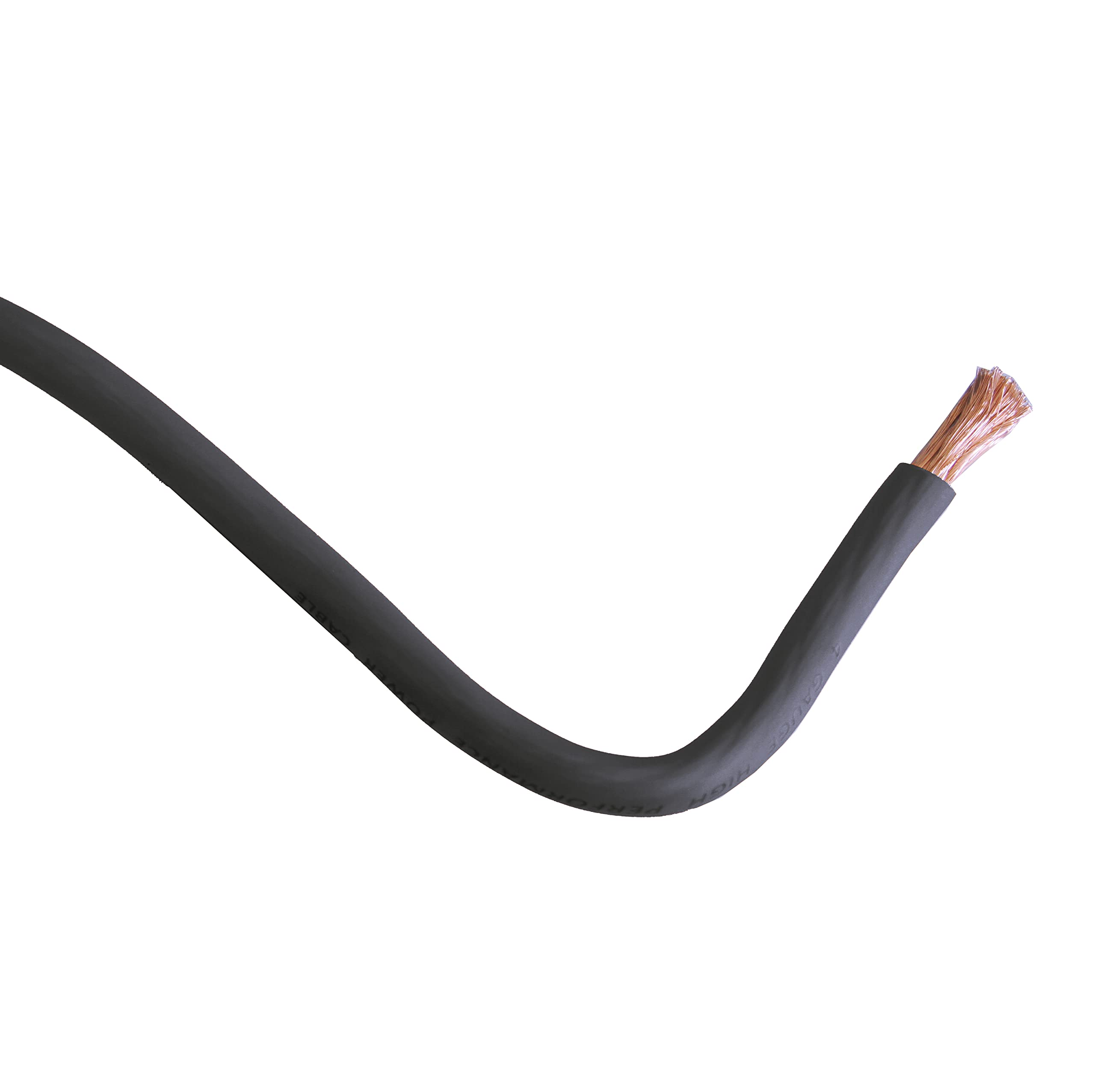 Rd True 4 Gauge Awg Cca 25Ft Orange Power Wire And 25Ft Black Ground Soft Touch Wire Cable Battery Cable Wire, Home Speaker Ster