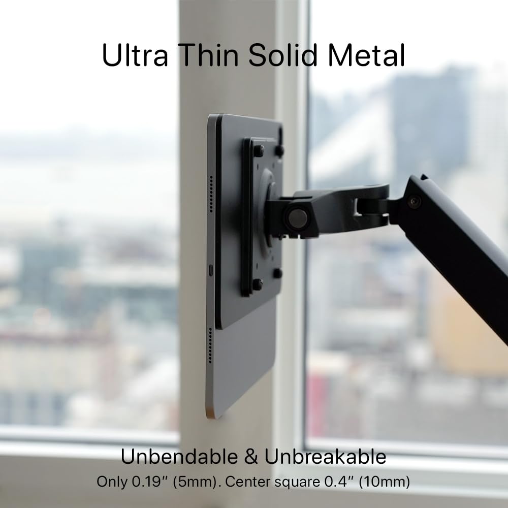 Charjenpro Magflott Vesa Mount 11' / 10.9' For Ipad Pro 11, Ipad Air, Ipad 10Th Gen, Built In Magnetic Holder For Iphone With Magsafe. Includes 6� Usb C Cable. No Tools Needed. Arm Mount Not Included.