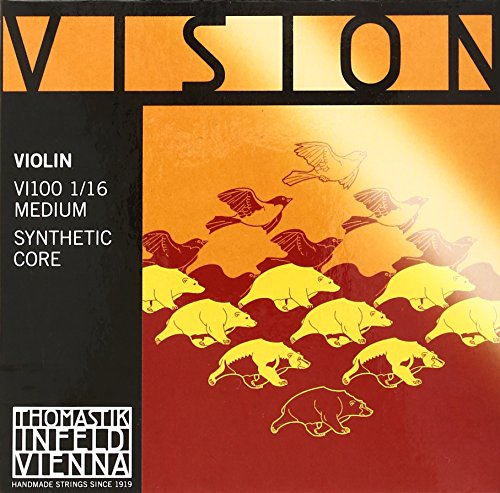 Thomastik Infeld Vi100.116 Vision Violin Strings, Complete Set, 1/16 Size