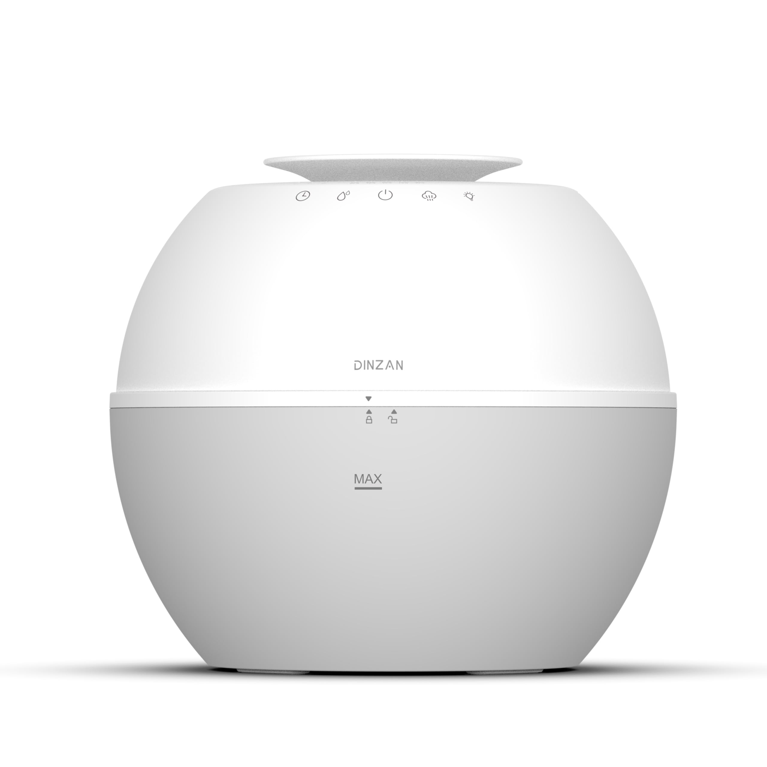 DINZAN Dual-Function Humidifier & Dehumidifier Combo Air Purifier 152oz Water Tank Steam Distillation Humidification for Bedroom