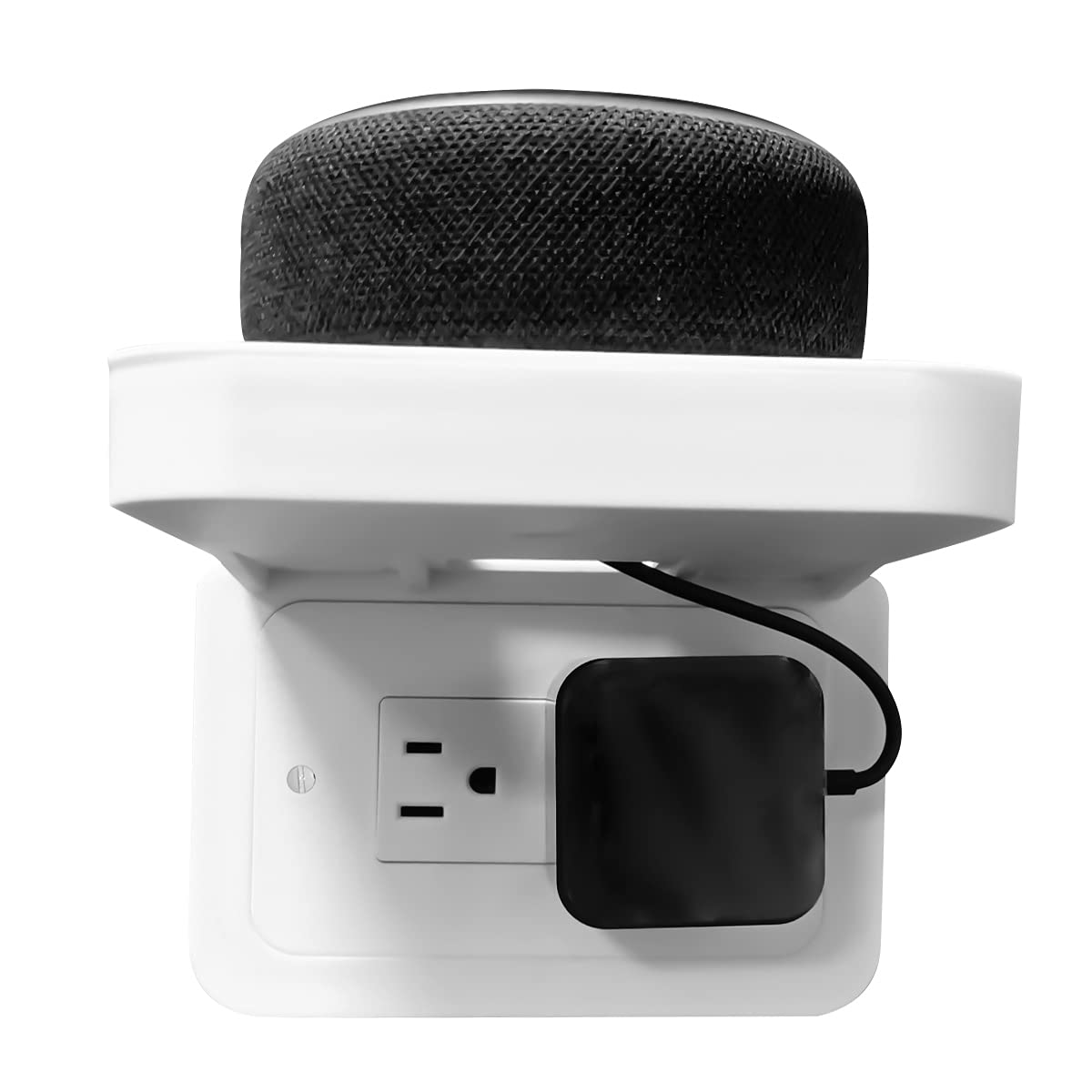 Allicaver Outlet Shelf, Wall Holder For Kitchen Organization,A Space Saving Solution For Google,Speakers,Phones,Electric Toothbr