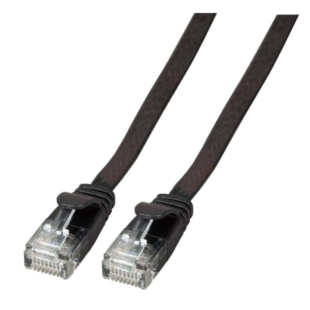 EFB Flachpach. U/UTP,Cat.6A,PVC,0,5m,SW