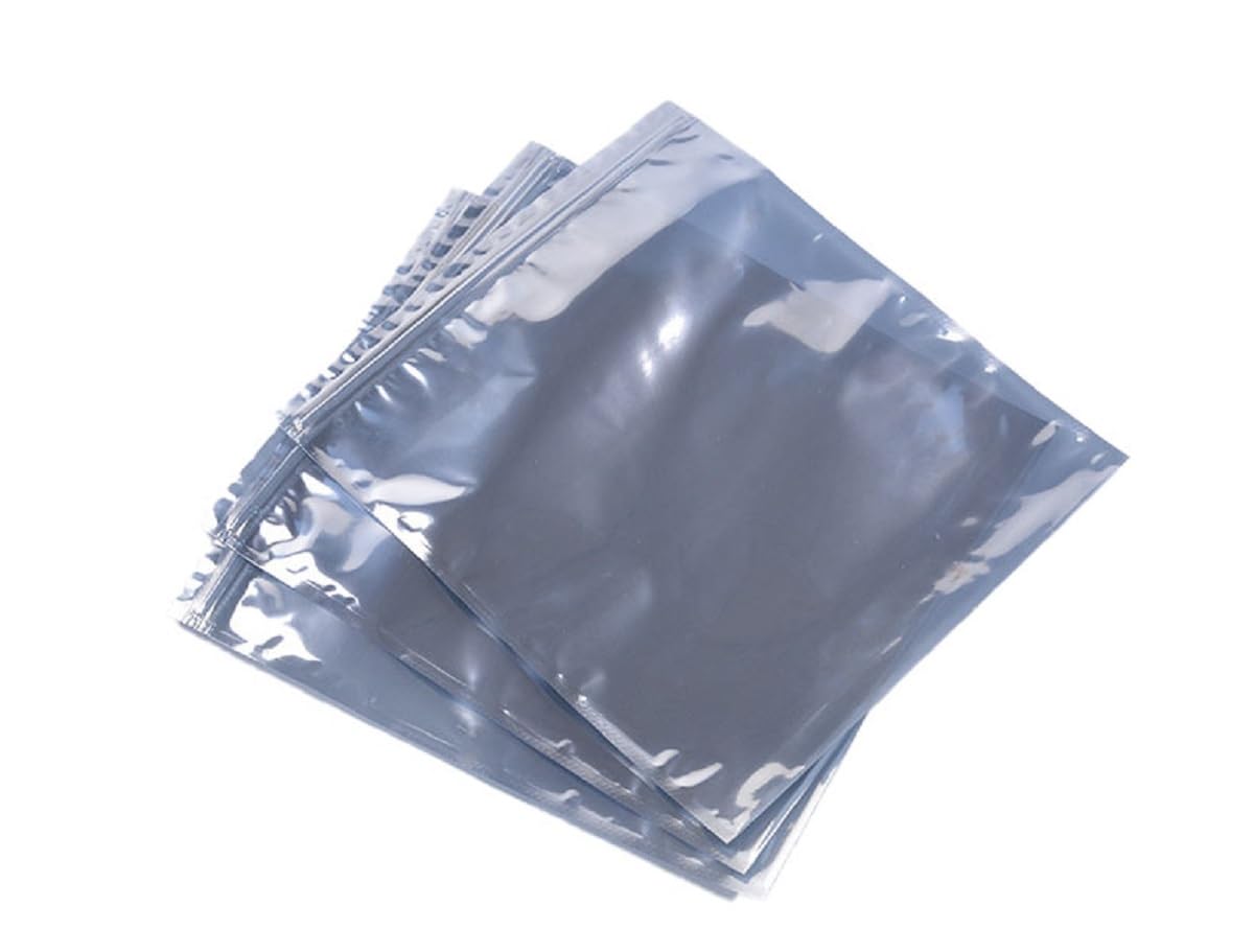 Pack Of 50 Antistatic Resealable Bag For Hdd And Electronic Device (15X20Cm)