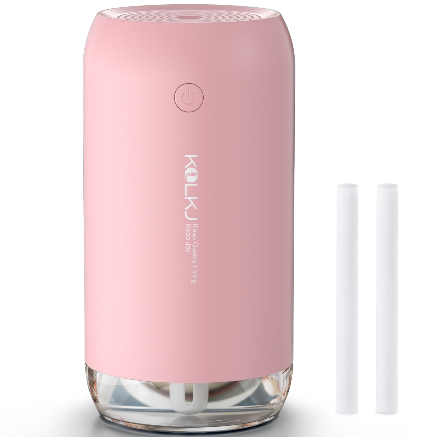 Portable Mini Humidifier, Small Cool Mist Humidifiers 350ml Quiet USB Personal Desktop Air Humidifier for Bedroom Home Plants Ca