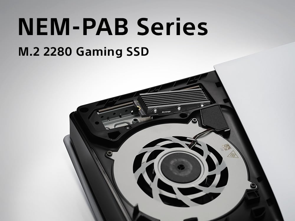 Nextorage Japan 2Tb Internal Ssd Compatible With Ps5 Console And Pc M.2 2280 With Heatsink Pcie Gen4.0 Nvme Nem Pab2Tb Dram Less