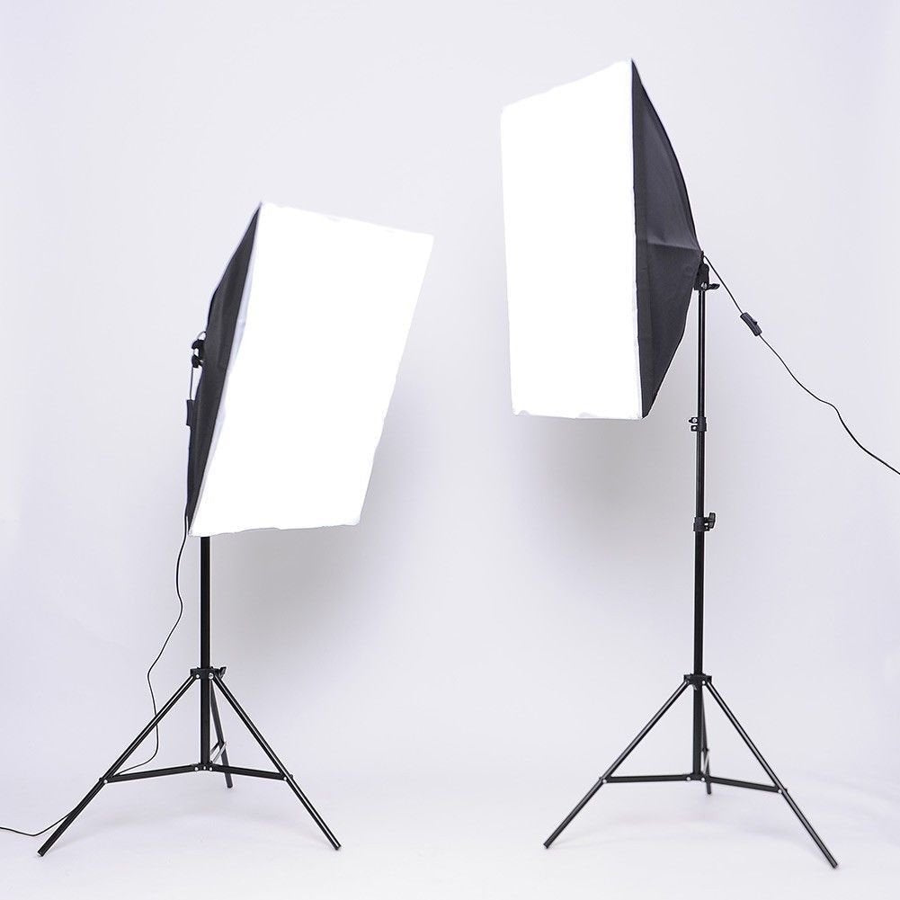 Yisitong Photography Studio Lighting Kit Softbox Umbrella Continuous Lighting Set With 4 Backdrops 6.2Ft X 10Ft Background Stand Support System For Photo Studio Product Portrait Video Shooting