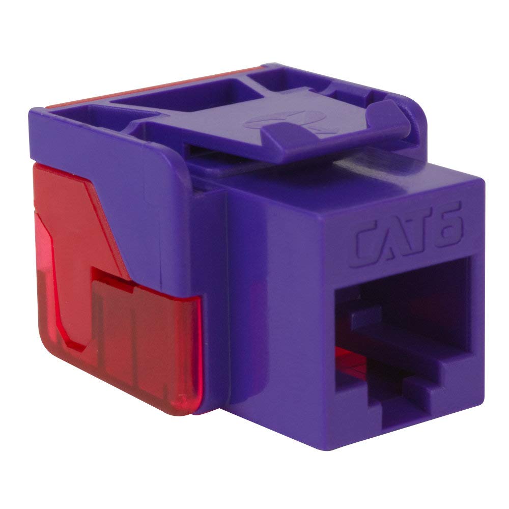 Icc Cat6 Keystone Jack With Inline Idc No Pair Split Wiring (Easier ...