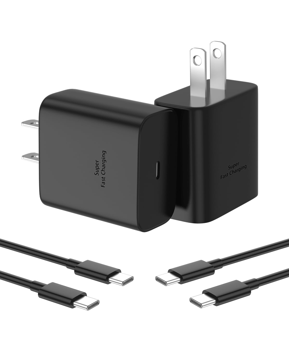 45W Fast Charger Usb C For Sam Sung 2Pack Fast Charging With 6Ft Type C Cable For Sam Sung Galaxy S24 Ultra S23 Ultra,S24/S24+/S23/S22/S21,Z Fold 5 6/Z Flip 5 6,Galaxy Tab S9/S8/S7 Pps Wall Charger