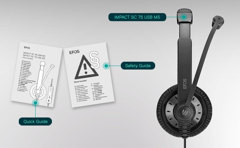 Sennheiser Sc 75 Usb Ms (507086)   Double Sided Business Headset | For Skype For Business, With Mobile Phone, Tablet, Softphone,