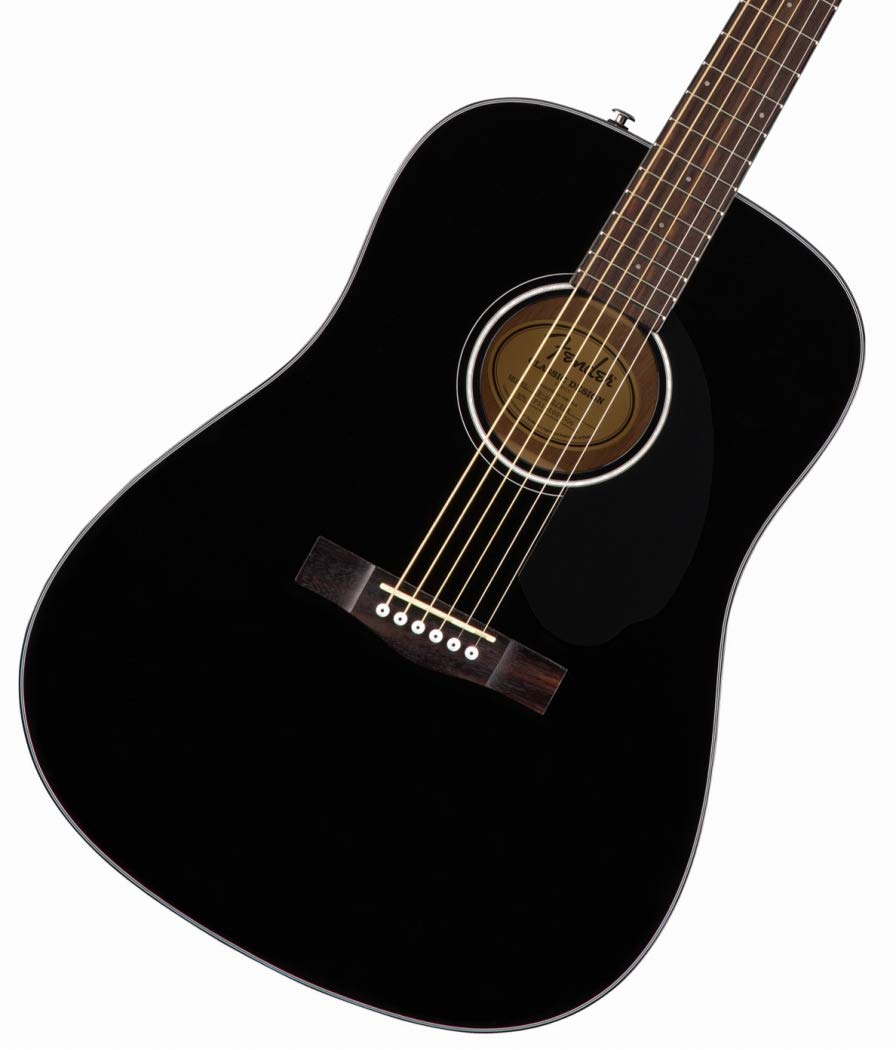 Fender Cd 60S Dreadnought Acoustic Guitar, With 2 Year Warranty, Black