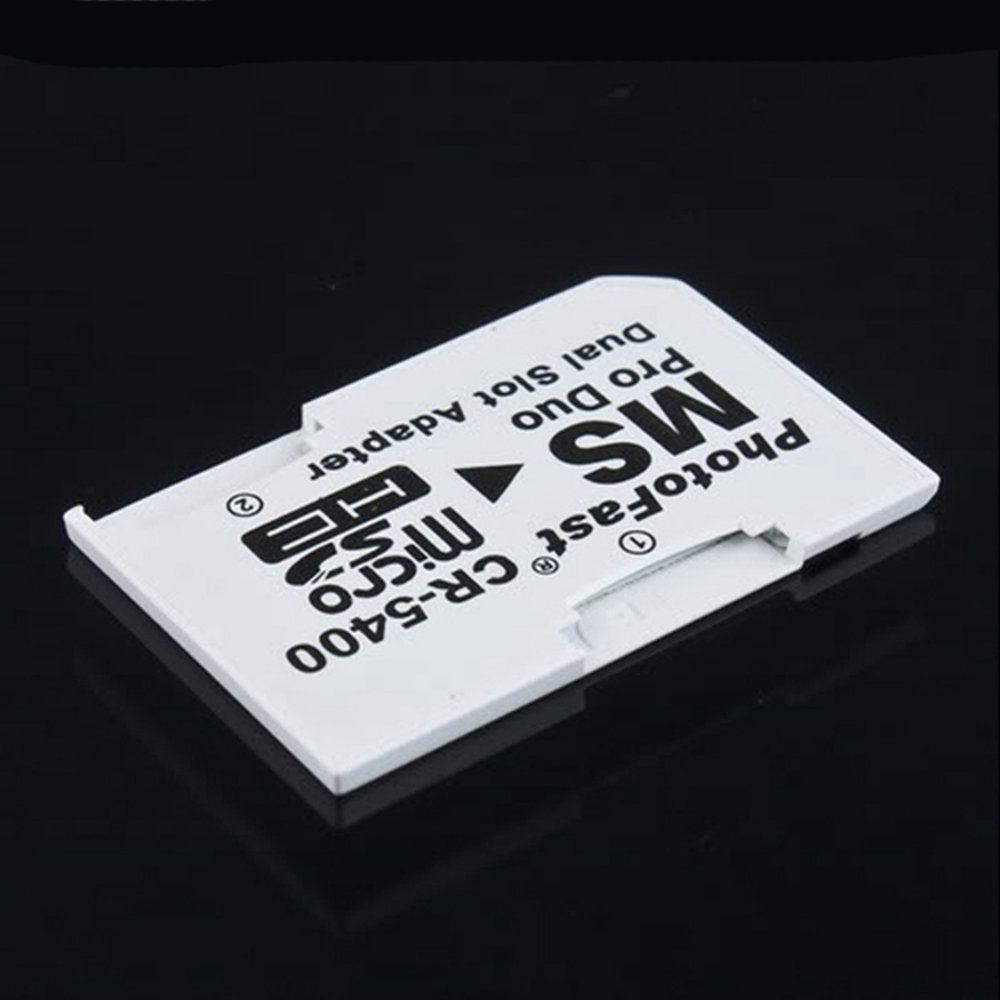 Micro Sd Tf To Memory Stick Ms Pro Duo For Psp 1000/2000 / 3000 Card Dual 2 Slot Adapter Converter Cr 5400 Cr5400