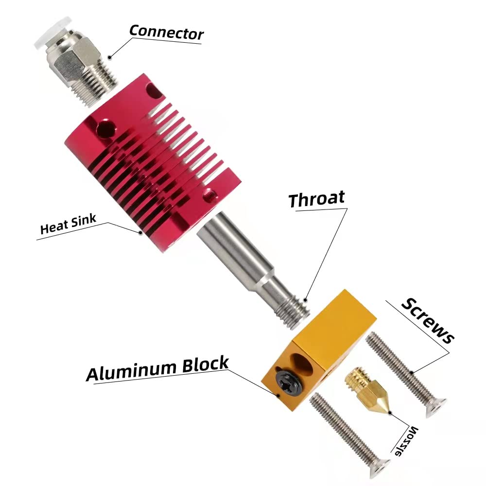 Maxglee Ender 3 Hotend Assembly Kit 24V 40W For Creality Ender 3 Cr10 Cr10S 3D Printers Parts Upgrade Extruder