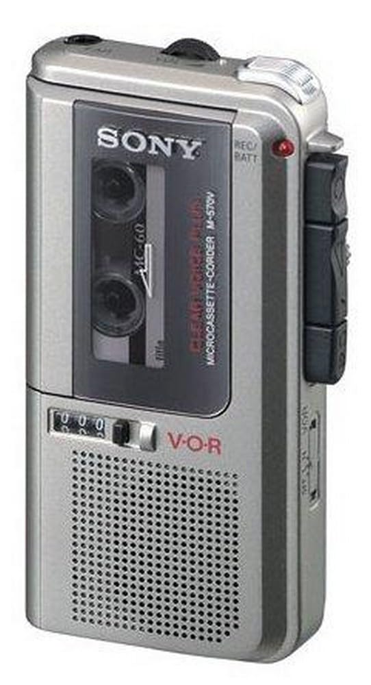 Sony M 570V Microcassette Voice Recorder