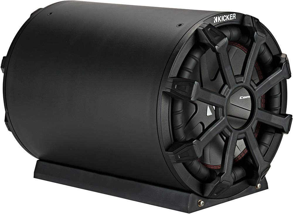 Kicker 46Cwtb104 Tb10 10 Inch Loaded Weather Proof Subwoofer Enclosure W/Passive Radiator   4 Ohm, 400 Watt