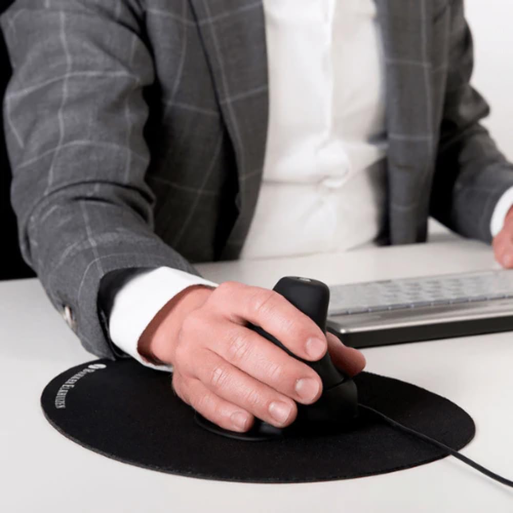 Ergoguys Ergonomic Rockstick 2 Meduim Mouse Wireless Kov Rs200Wm, Black