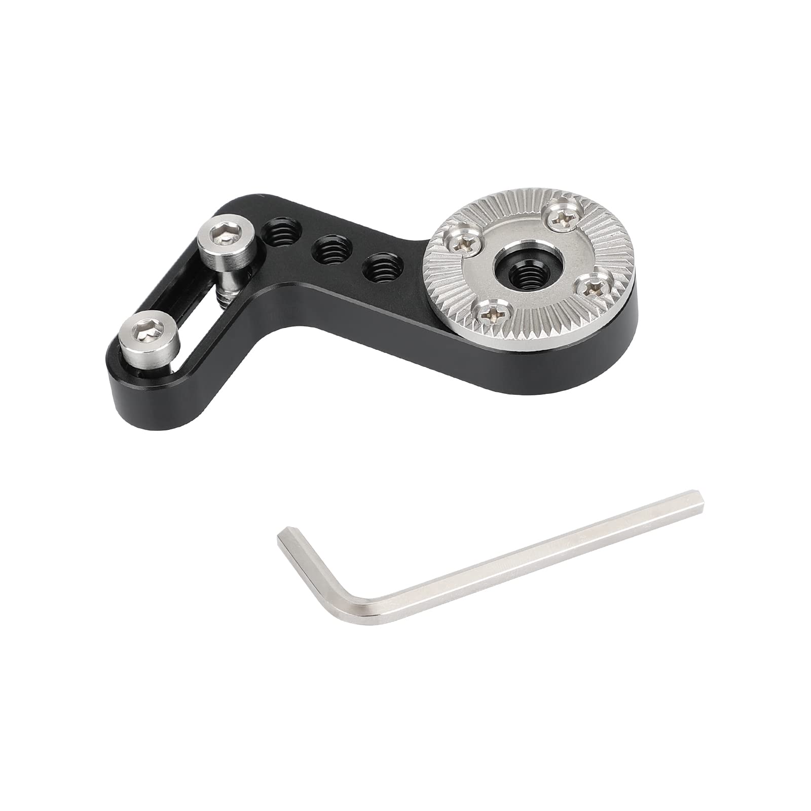 Camvate L Type Rosette Extension Mount M6 Thread Hole Connector With 1/4'' 20 Mounting Groove/Points   3013