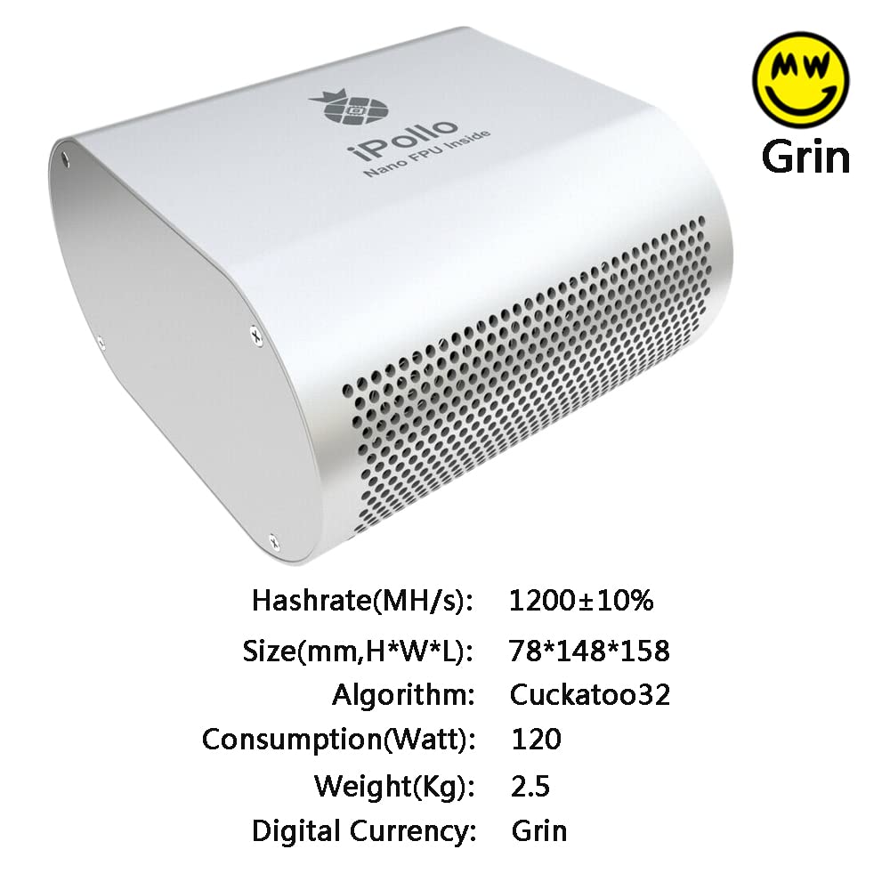 New Ipollo G1 Mini Asic Miner Crypto Miner 1.2G/S Home Miner With Psu By Oemgminer