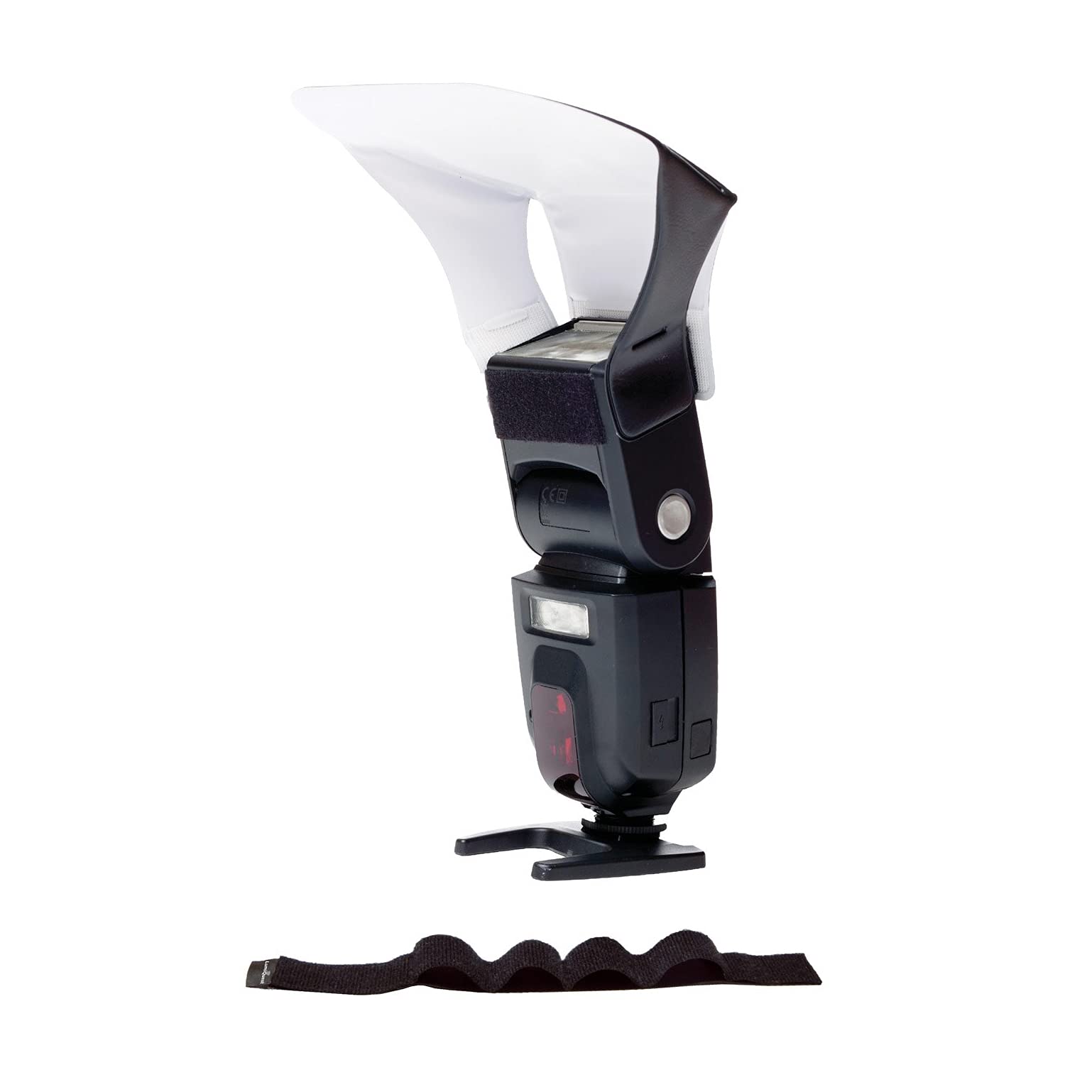 LumiQuest Flash Pocket Bouncer, Flash Diffuser with UltraStrap, Universal Classic Design for External Camera Flashes, Photograph