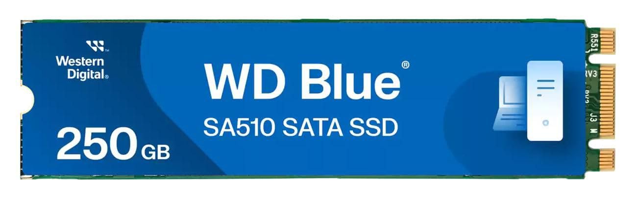 Sandisk SSD WDS250G3B0B 250GB M.2 2280 SATA III Blue SA510 Retail