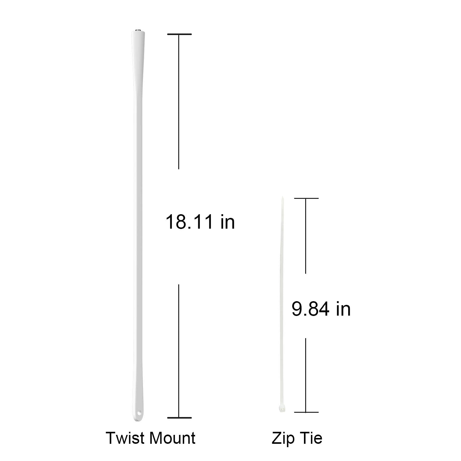 Koroao Flexible Twist Mount For Google Nest Cam (Battery) Without Tools Or Wall Damage