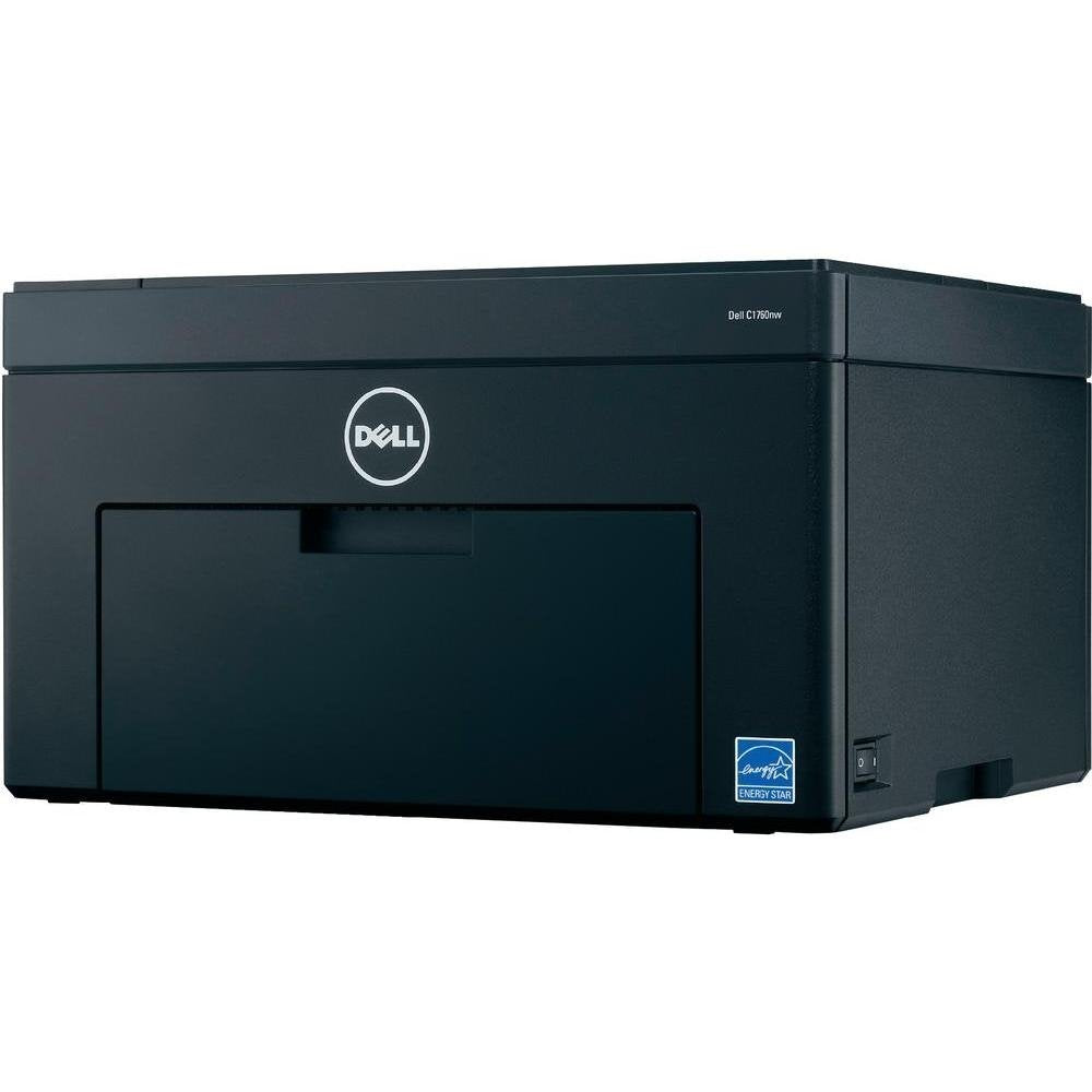 Dell (C1760NW) Color Laser Printer Max Resolution (B&W) 600 dpi and (Color) 600 dpi Plain Paper Print,Black