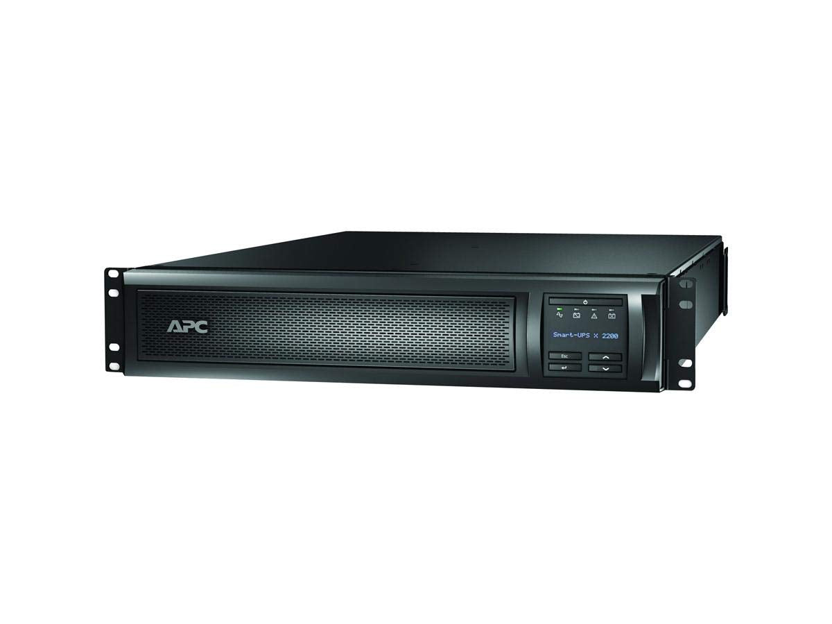 APC Network UPS, 2200VA Smart-UPS Sine Wave UPS with Extended Run Option, SMX2200RMLV2U, 2U Rackmount/Tower Convertible, Line-In