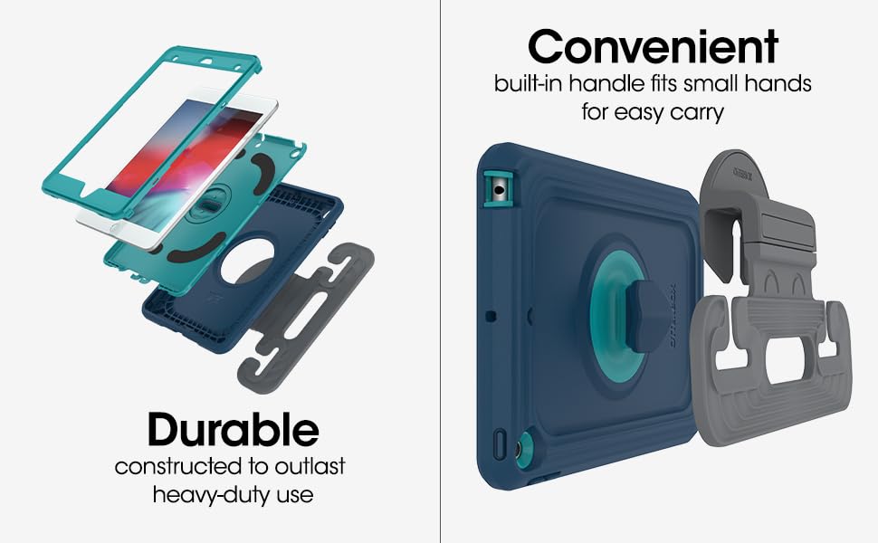 Otterbox Kids Easygrab Case for iPad 7th, 8th, and 9th Gen - Thumbnail 3