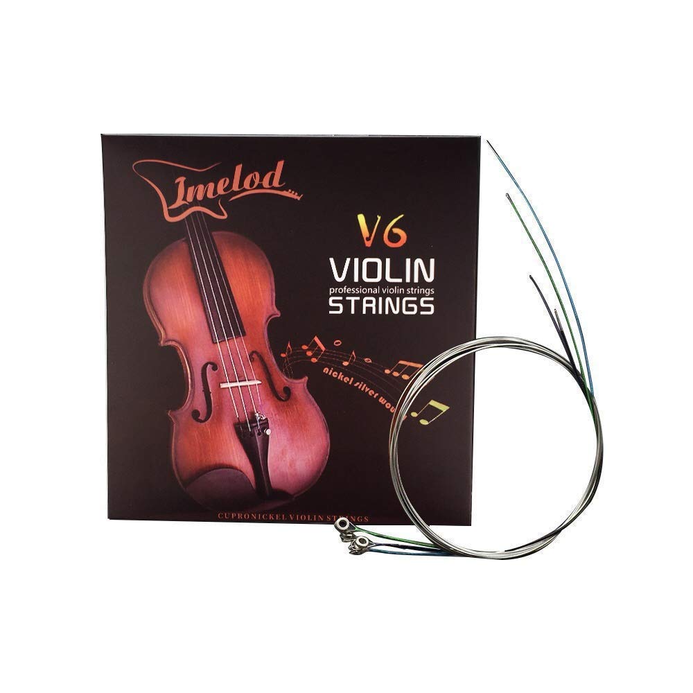 Imelod Violin Strings Universal 2 Set (G D A E) Violin Fiddle String Strings Steel Core Nickel Silver Wound With Nickel Plated B