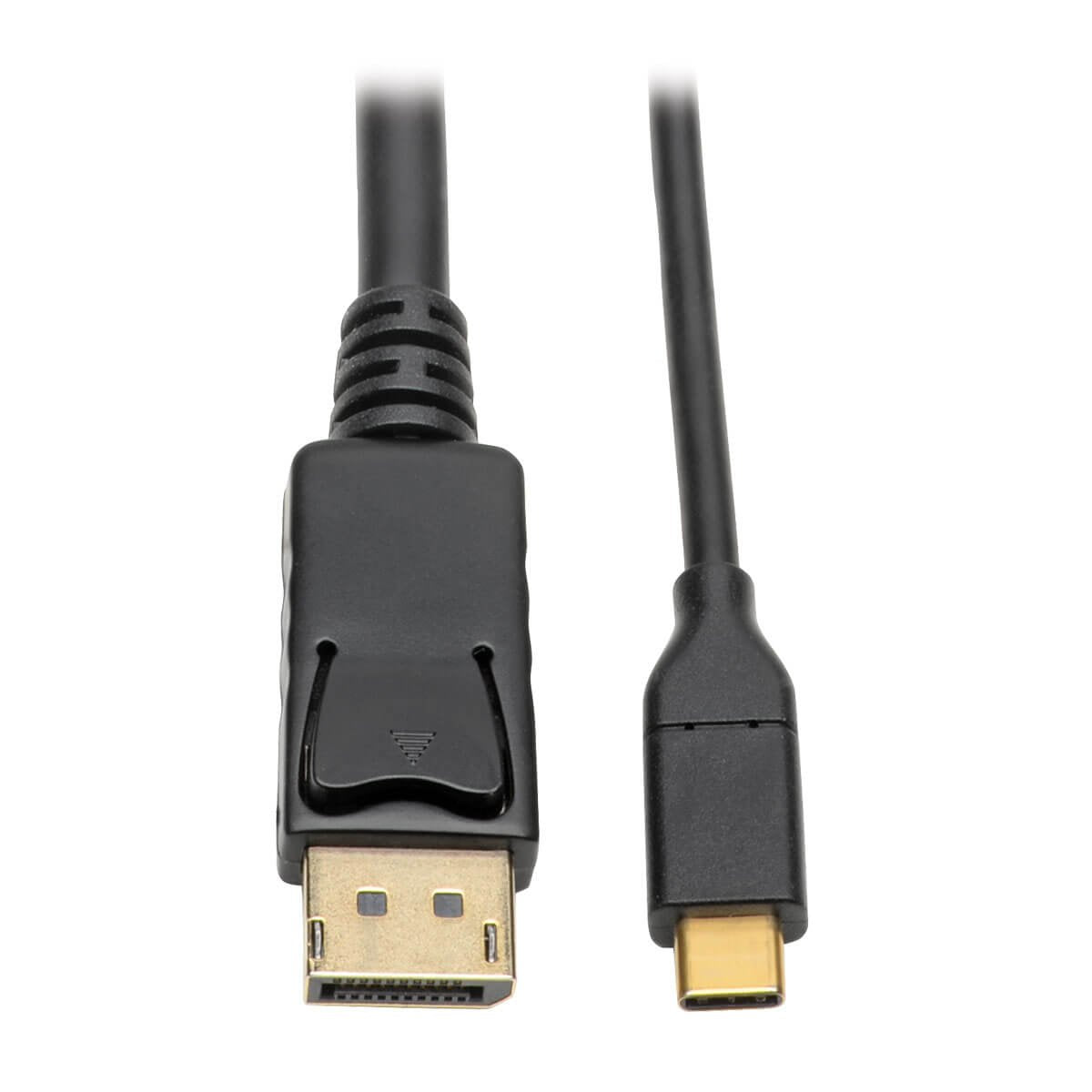 Tripp Lite USB C to DisplayPort (M/M), USB 3.1 Gen 1, DisplayPort Adapter Cable, Thunderbolt 3, 4K @60Hz, Black, 10 ft. (U44401