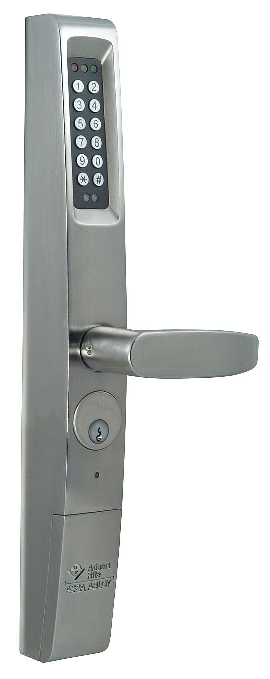 Adams Rite Eforce 150 Satin Chrome Plated Keyless Entry Electric Lock, 1 3/4'' Width X 15 3/8'' Height (Pack Of 1)