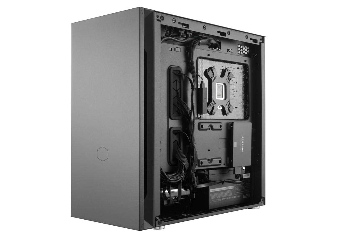 Cooler Master Silencio S400 Matx Tower W/Sound Dampening Material, Sound Dampened Steel Side Panel, Reversible Front Panel, Sd C