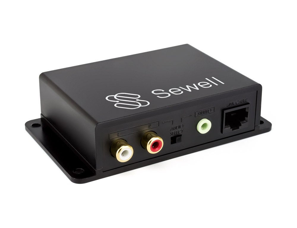 Sewell Sound Link Audio Over Single Cat5E Or Cat6, 3.5Mm Or Rca, 600M Or 2000 Ft, Bi Directional, Up To Two Inputs/Outputs Black