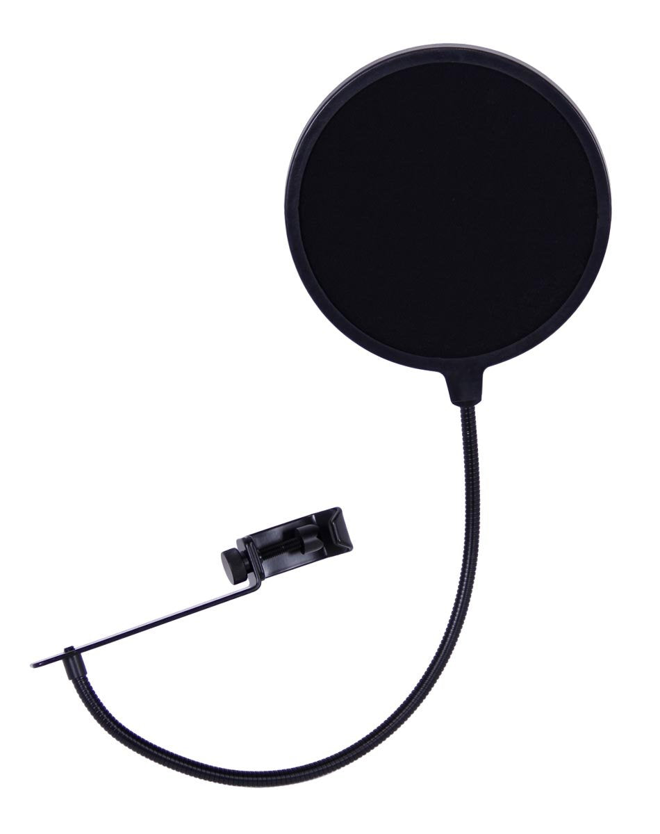 Audio-Technica At2010 Cardioid Condenser Handheld Microphone Bundle With Pop Filter, Xlr Cable, And Austin Bazaar Polishing Clot