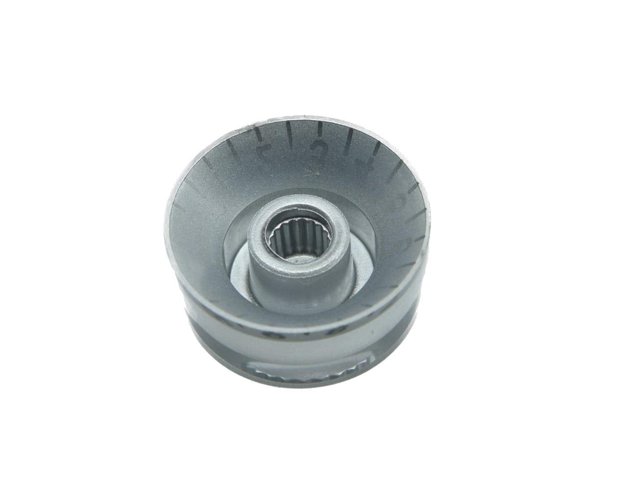 Dopro 4Pcs Silver With Black Number Guitar Speed Dial Knobs Control Knob Fits Lp Guitar