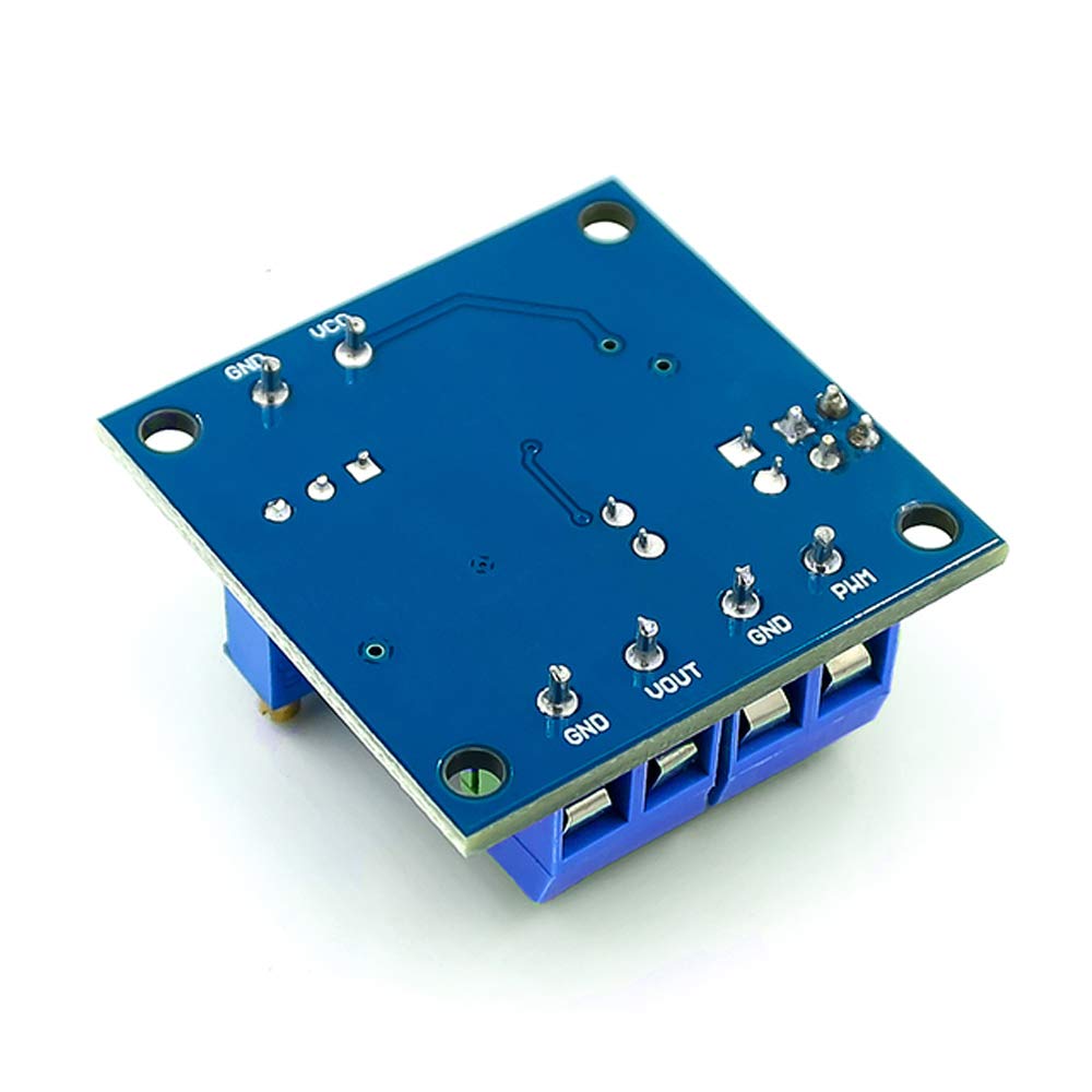 Wsdmavis 2Pcs Pwm To Voltage Module 0%  100% Pwm Converted To 0 10V Voltage Digital Analog Signal Converter For Plc Signal Inter