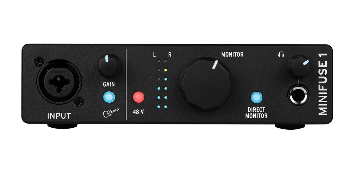 Arturia Minifuse 1 Usb-C Audio Interface, Black