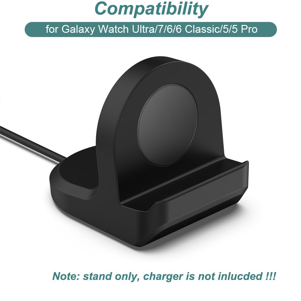 Charger Stand For Samsung Galaxy Watch Ultra/7/6/6 Classic/5/5 Pro (Fits For Original Samsung Watch Charger)