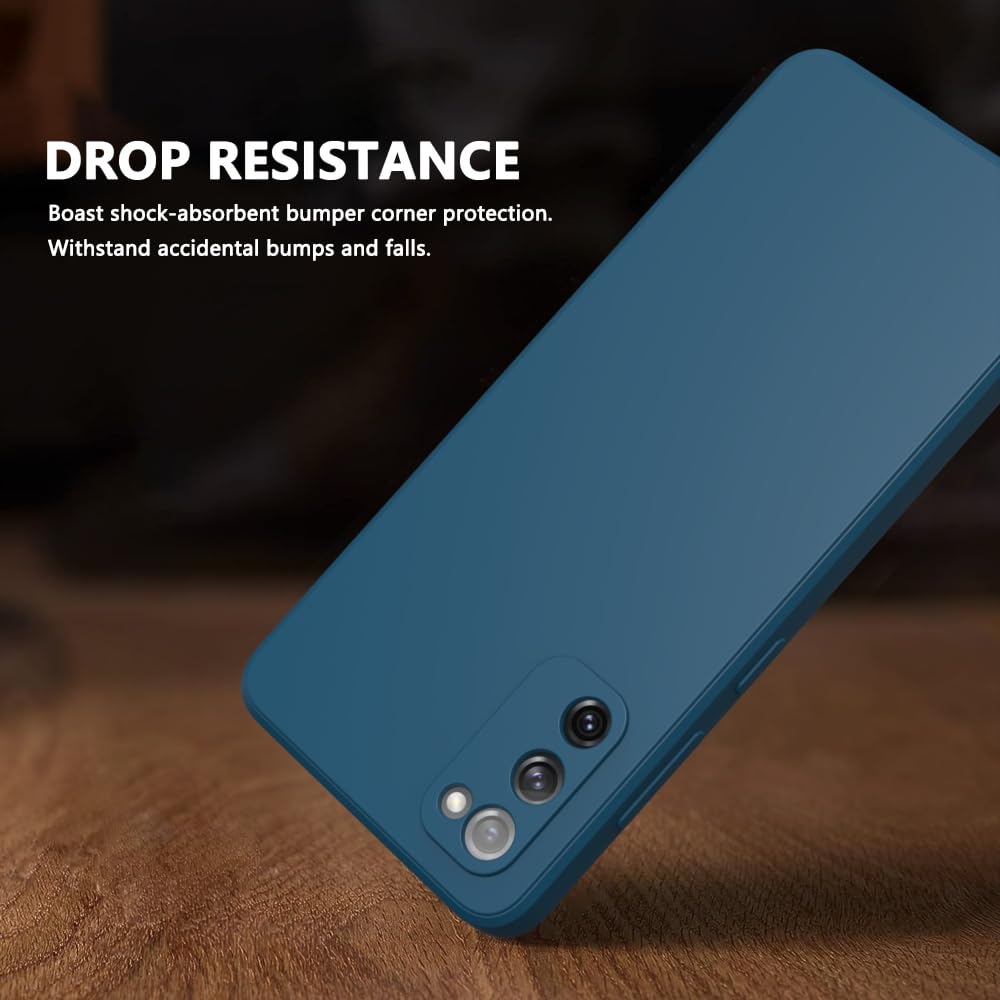 Wogroo For Samsung Galaxy A03S Case Dark Blue, Scratch Resistant With Soft Touch, Slim Thin Phone Cover For Samsung Galaxy A03S