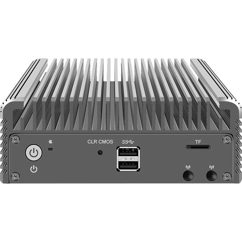Cwwk Firewall Mini Pc Intel N Series N100, Ddr5 N0 Ram N0 Ssd,4 X 2.5Gbe I226V Lan,Micro Router Appliance,Aes-Ni,Opnsense