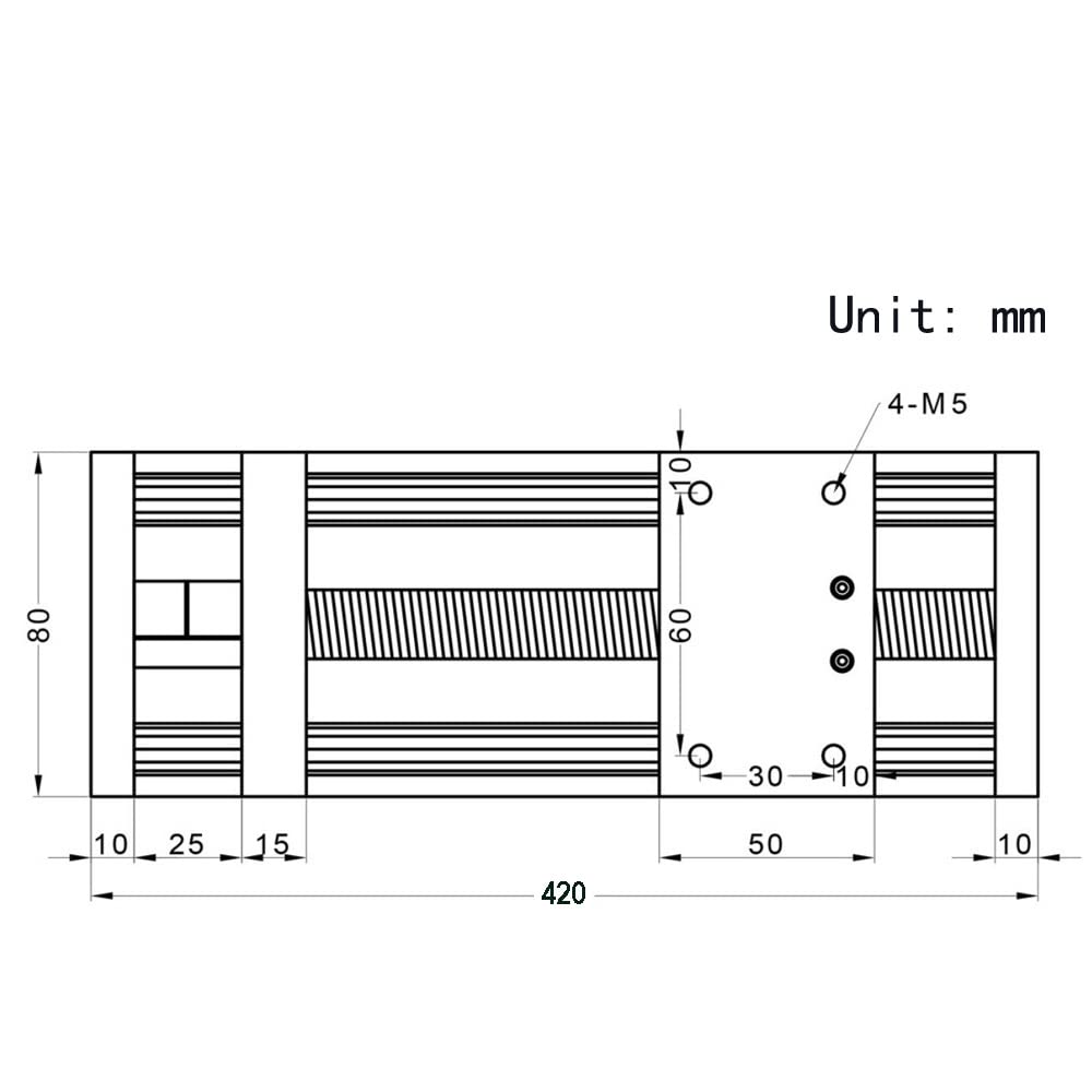 Befenybay 300Mm Effective Travel Length Double Optical Axis Guide Ballscrew Sfu1605 With Nema23 Stepper Motor For Diy Cnc Router