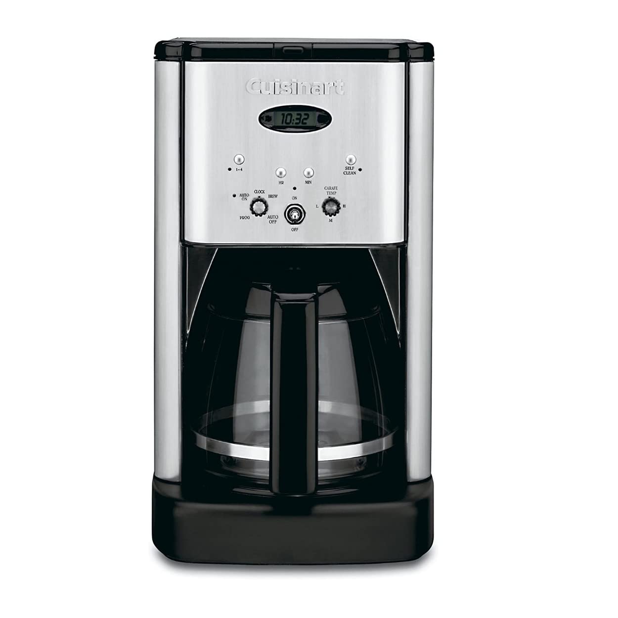 Cuisinart Dcc 1200P1 Brew Central 12 Cup Programmable Coffeemaker Coffee Maker, Carafe, Brushed Chrome