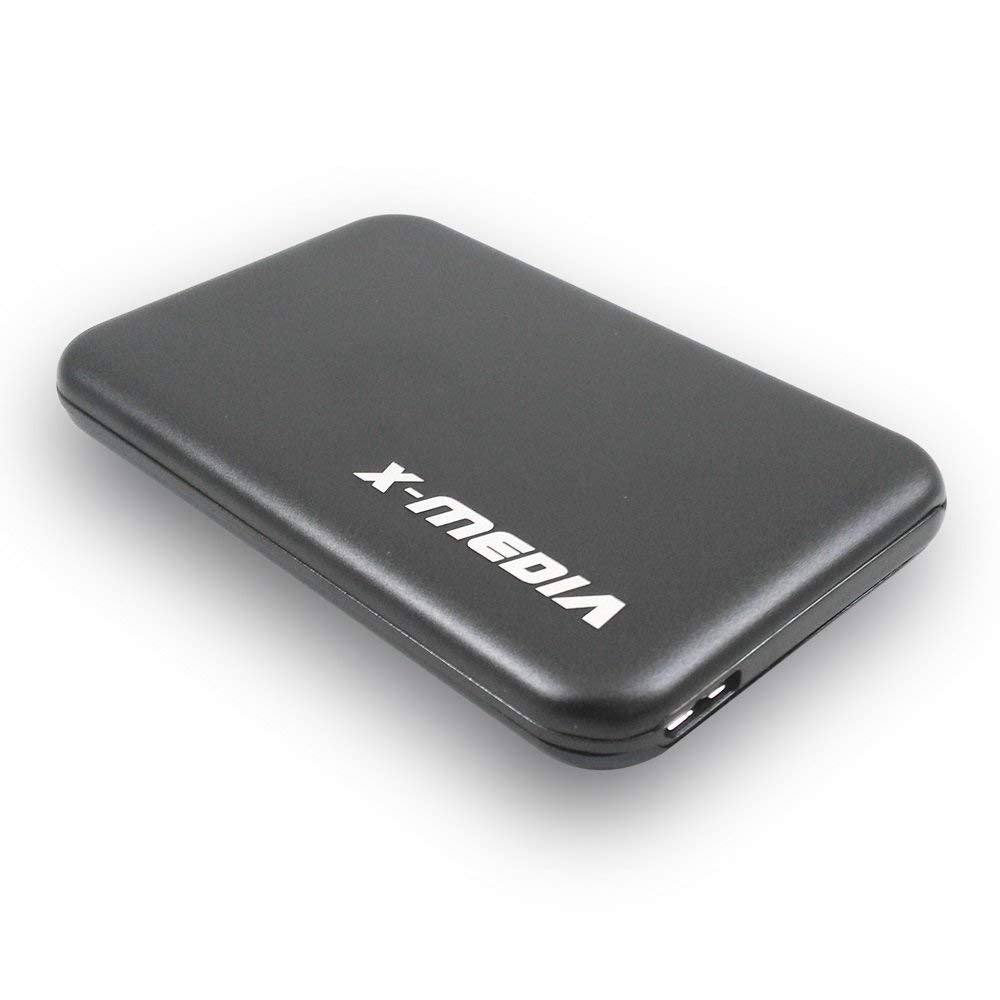X Media 2.5 Inch Tool Free Usb 3.0 Sata Aluminum Hard Disk Drive Hdd External Enclosure Case [Xm En2251U3 Bk]