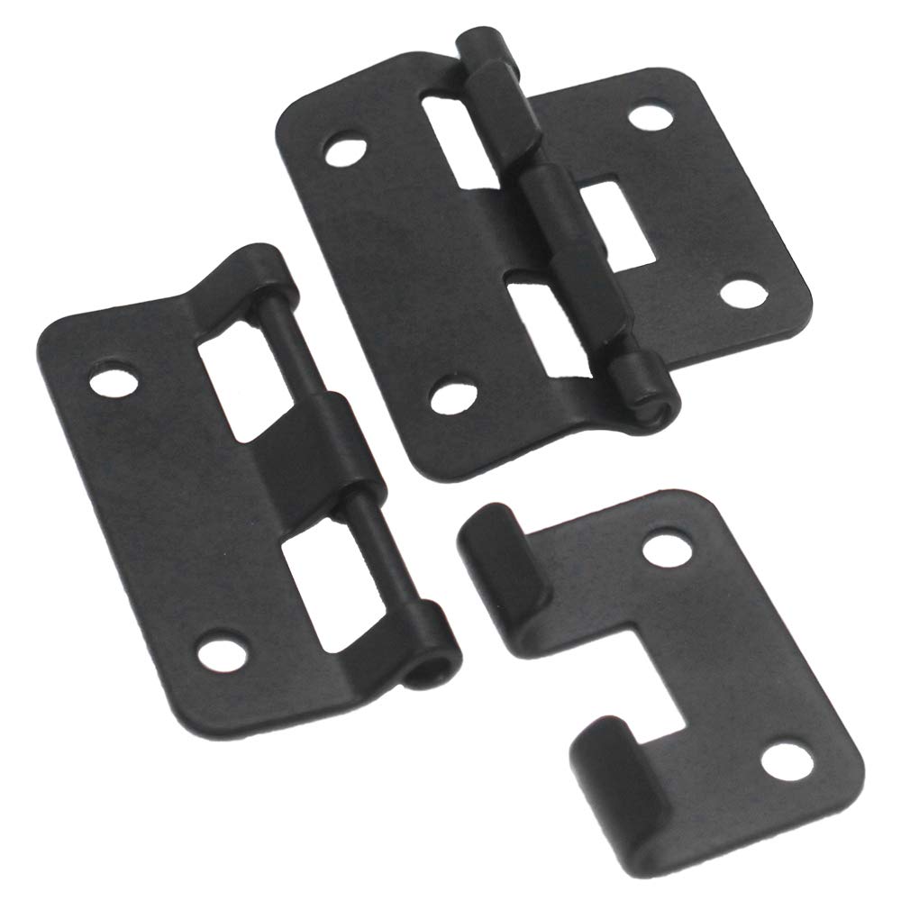 Seismic Audio - Sarhw23-2 Pack Of Black 2 Piece Lift Off Hinges For Pa/Dj Gear