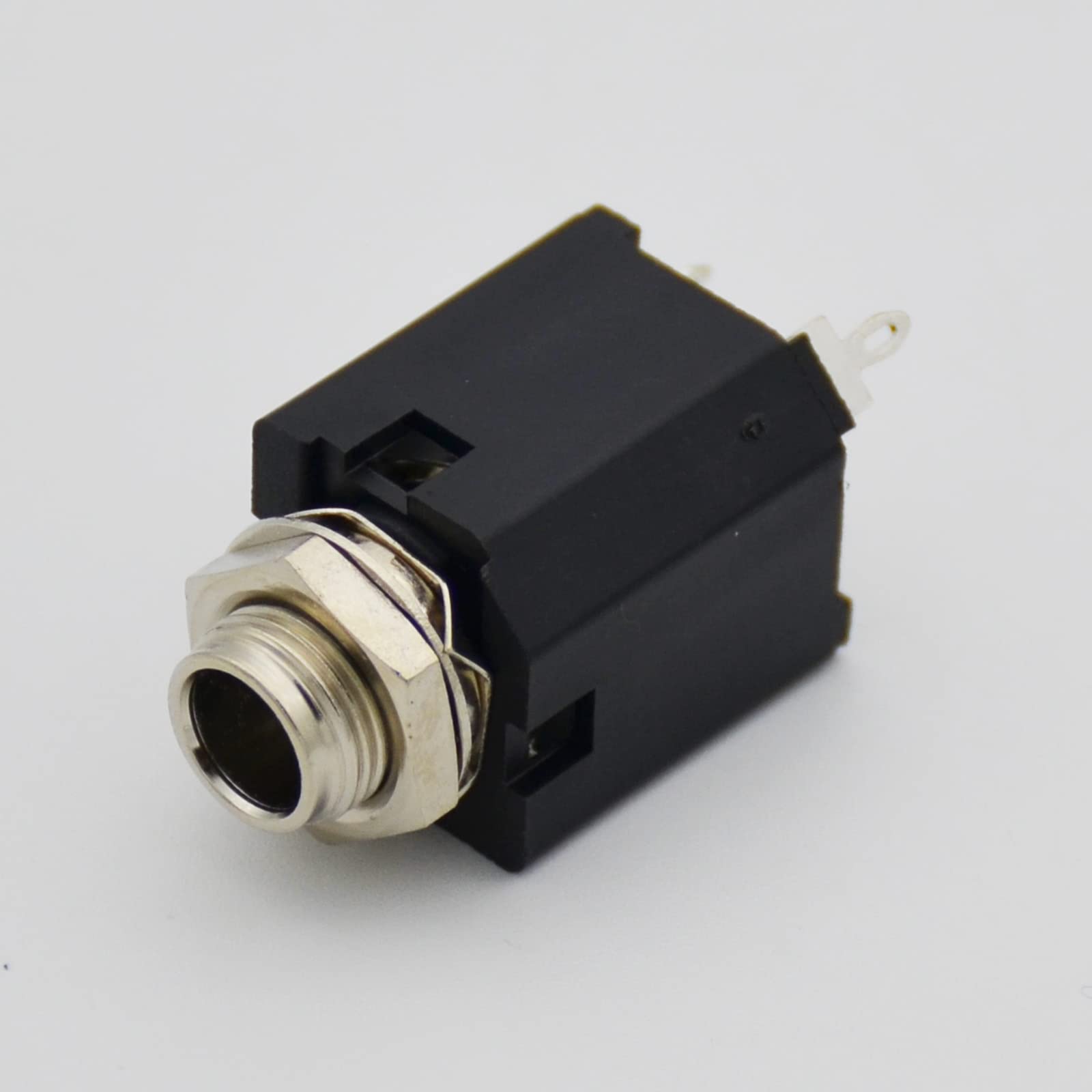 Czyuntuo Audio 1/4'' Jack Female 6.35Mm Trs Stereo Panel Mount Socket Guitar Input Jack,Patch Cables, Microphone Connector Adapt