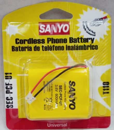 Sanyo Cordless Phone Battery T110 Sec Pfc U1
